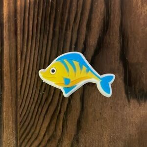 Guppy Flounder fish Crocs shoe charm jibbitz